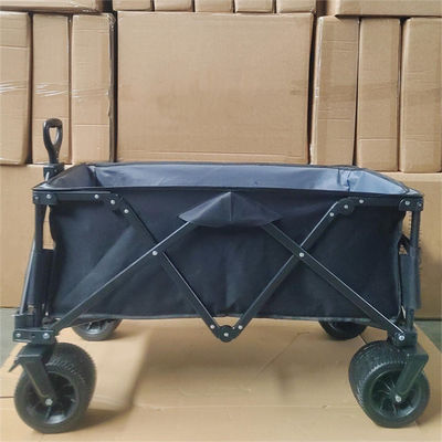 Kundenspezifisches Gewebe PU-Rad-kampierender faltender Handzug-Wagen-Lastwagen im Freien