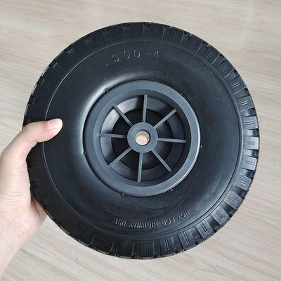 10 pneumatisches Gummireifen-Rad des Zoll-3.00-4 für Hand-LKW-Laufkatzen-Transportwagen