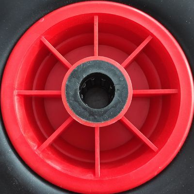 300-4 roter Rim Rubber Wheel 10 Zoll-Reifen-Garten-Wagen-Schubkarre-pneumatische Räder
