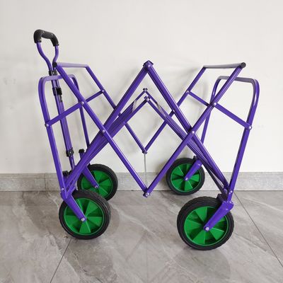 Faltendes Lastwagen-Spaziergänger-einziehbarer Griff-praktisches kampierendes Wagen-kundenspezifisches Rad