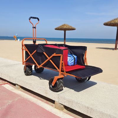 Breiter Rad-Strand-Falten-Lastwagen-Wagen-hinterer Öffnungs-Entwurfs-universeller Zweck