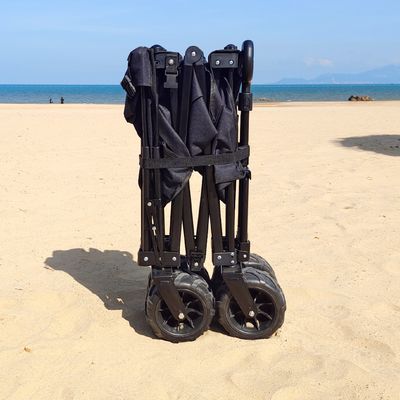 Breiter Rad-Falten-Lastwagen nehmen kundengebundenen faltenden Strand-Vierwegswagen an