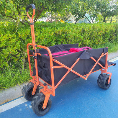PU-Rad-Picknick-vielseitige kampierende Garten-Wagen-Laufkatze im Freien faltbar