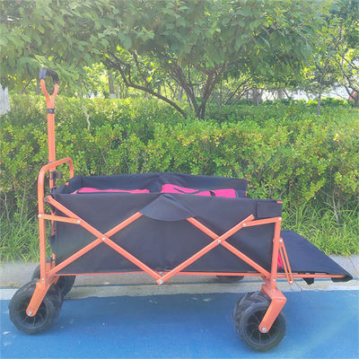 PU-Rad-Picknick-vielseitige kampierende Garten-Wagen-Laufkatze im Freien faltbar