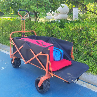 PU-Rad-Picknick-vielseitige kampierende Garten-Wagen-Laufkatze im Freien faltbar