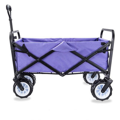 Faltende Strand-Lastwagen-Garten-Handwagen-zusammenklappbare Einkaufsvierradlaufkatze