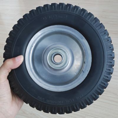 8 Gewohnheits-Rim Color Pneumatic Rubber Tire-Rad des Zoll-2.50-4 für Laufkatzen-Rad-Karren