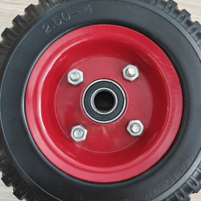 250-4 Metall Rim Wheel Barrow 8 Zoll-Handlaufkatzen-pneumatischer Reifen-Gummirad