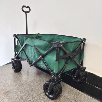 Doppelstöckiger Oxford-Stoff-zusammenklappbarer Strand-Lastwagen-Metallrahmen-kampierender Lastwagen