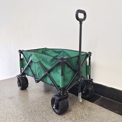 Doppelstöckiger Oxford-Stoff-zusammenklappbarer Strand-Lastwagen-Metallrahmen-kampierender Lastwagen
