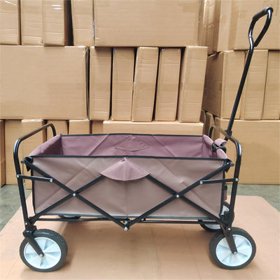 Brown kundengerechter faltender 4 PVC-Rad-Lastwagen alle Richtung karren faltbar