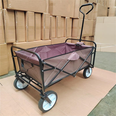 Brown kundengerechter faltender 4 PVC-Rad-Lastwagen alle Richtung karren faltbar