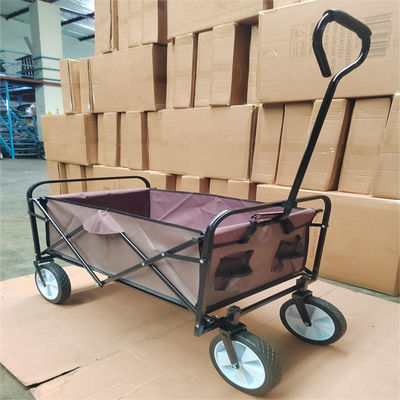 Brown kundengerechter faltender 4 PVC-Rad-Lastwagen alle Richtung karren faltbar