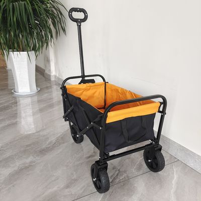 Mini Collapsible Shopping Cart With 6 Zoll-Räder für faltenden kampierenden Wagen im Freien