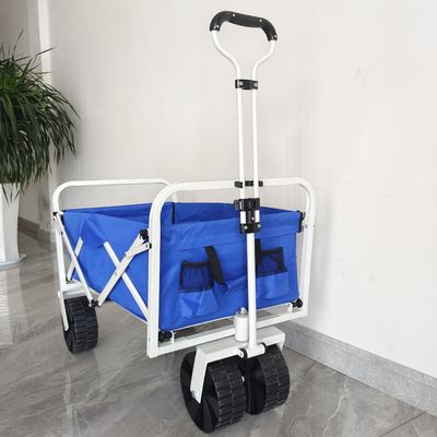 Kundengebundene zusammenklappbare Räder der Körper-Struktur-pp. setzen Wagen-Falten-kampierenden Lastwagen auf den Strand