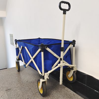 Zusammenklappbare faltende Rad-der einziehbaren Griff-harten Beanspruchung des Lastwagen-Wagen-vier Gebrauchslaufkatze hand