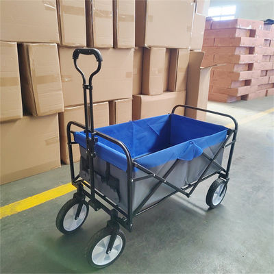 Zusammenklappbarer Stahlgarten-Falten-Strand-Lastwagen-Kinderlastwagen-Wagen für das Kampieren