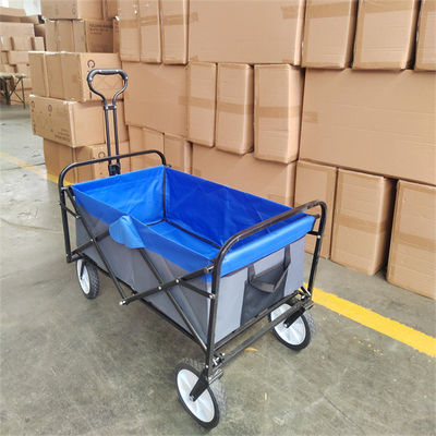 Zusammenklappbarer Stahlgarten-Falten-Strand-Lastwagen-Kinderlastwagen-Wagen für das Kampieren