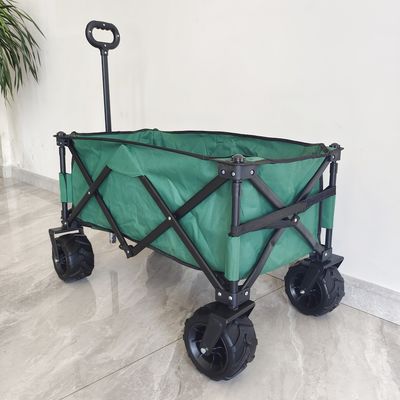 Kampierende einfache tragende breite PU des Wagen-140LB dreht im Freien zusammenklappbaren faltenden Lastwagen