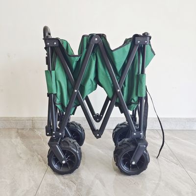 Kampierende einfache tragende breite PU des Wagen-140LB dreht im Freien zusammenklappbaren faltenden Lastwagen