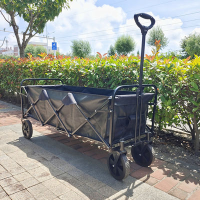 Zusammenklappbares Picknick-kampierende Wagen-ausgedehnte Kapazitäts-Falten-Lastwagen vier große PVC-Räder