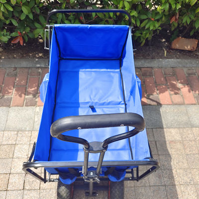 Rad-Werkzeug-Laufkatzen-Falten-Lastwagen des justierbarer Griff-zusammenklappbarer Gebrauchsstrand-Wagen-3.00-4