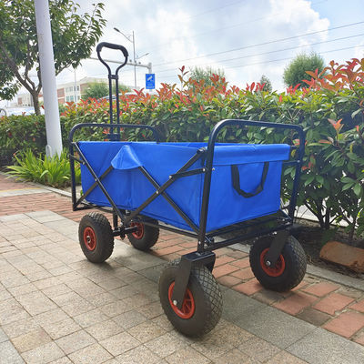 Rad-Werkzeug-Laufkatzen-Falten-Lastwagen des justierbarer Griff-zusammenklappbarer Gebrauchsstrand-Wagen-3.00-4