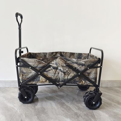 Faltbare Hochleistungsrad-kampierende Strand-Laufkatze des Garten-Wagen-160LB der Lasts-4