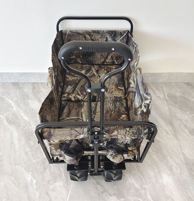 Faltbare Hochleistungsrad-kampierende Strand-Laufkatze des Garten-Wagen-160LB der Lasts-4