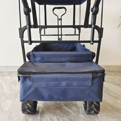 Zusammenklappbare Campingwagen Strand Trolley Wagen mit Dach Dollies Klappwagen