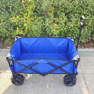 Schwere Campingwagenkarren mit verstellbarem Griff Klappwagen mit PU-Rädern