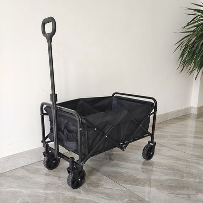Außen Stahlrahmen Mini Camping Klappwagen mit verstellbaren Lenker