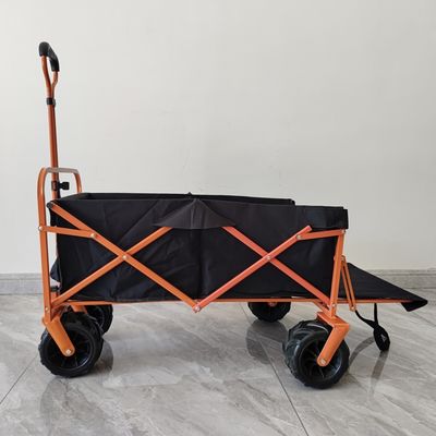 Hinteröffnung Klappwagen Kaufwagen Strandwagen Camping Klappwagen PU-Rad