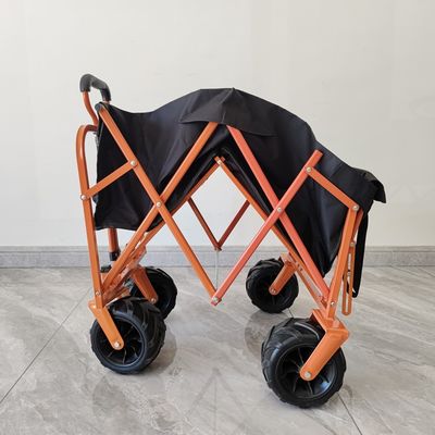 Hinteröffnung Klappwagen Kaufwagen Strandwagen Camping Klappwagen PU-Rad