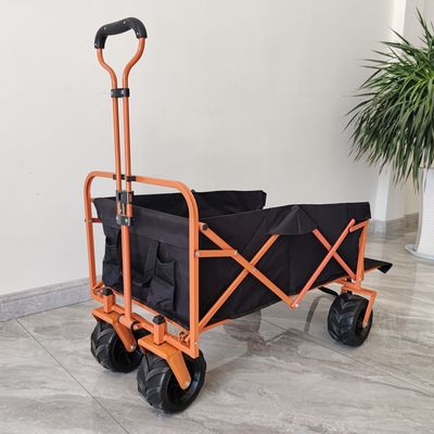 Hinteröffnung Klappwagen Kaufwagen Strandwagen Camping Klappwagen PU-Rad