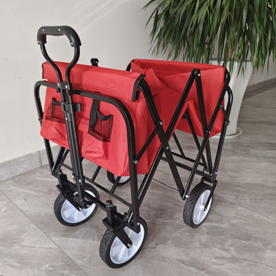 Außengartenklappwagen PVC-Räder Schmaler Rad Dehnungsgriff