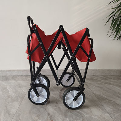 Außengartenklappwagen PVC-Räder Schmaler Rad Dehnungsgriff