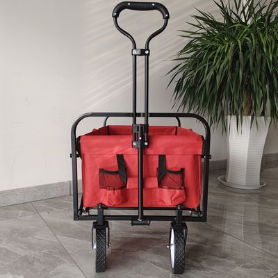 Außengartenklappwagen PVC-Räder Schmaler Rad Dehnungsgriff