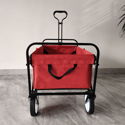 Außengartenklappwagen PVC-Räder Schmaler Rad Dehnungsgriff
