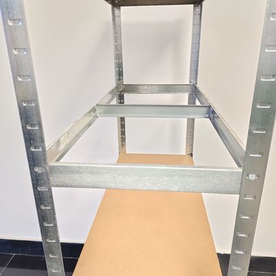5 Schichten Schwerlast-Showroom-Regale Lagerprobe-Display Eisenrahmen galvanisiert