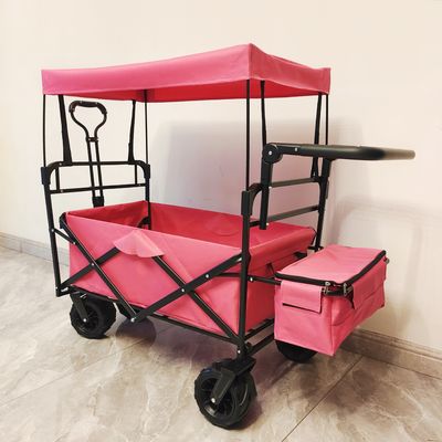 Aufklappbarer Campingwagen im Freien mit Faltwagen für Kinder