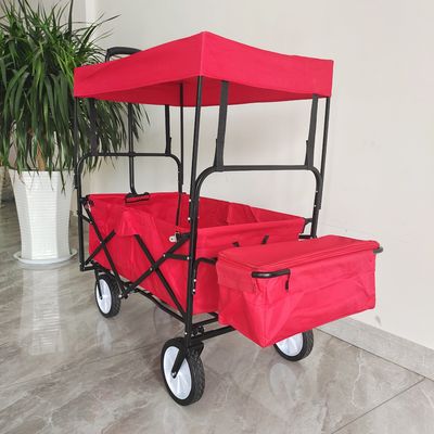 Outdoor-Camping-Wagen-Stroller mit Dach für Kinder Picknickstrand