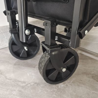 Mini Outdoor Stahl Kinder Campingwagen Wagen PVC Räder Aufbewahrung Klappwagen